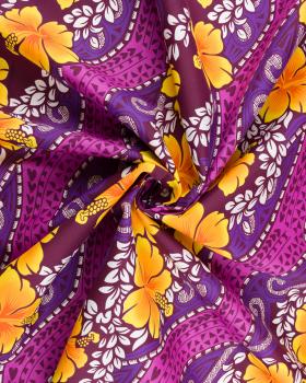 MIAMO Polynesian fabric Purple - Tissushop